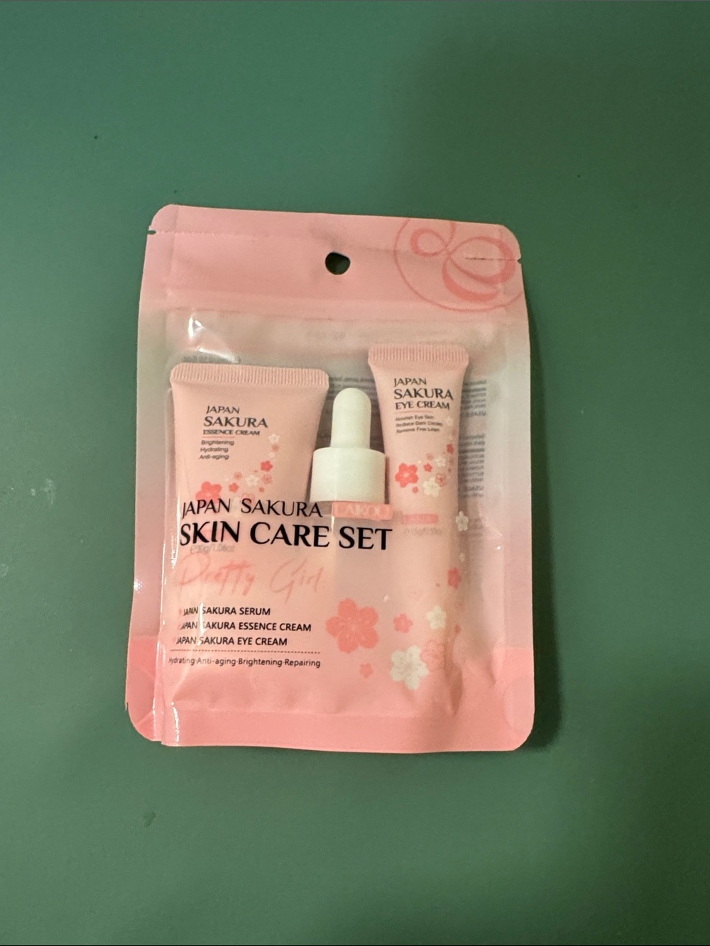 Japan  Sakura serum  Skin Care Set - Serum, Essence Cream & Eye Cream